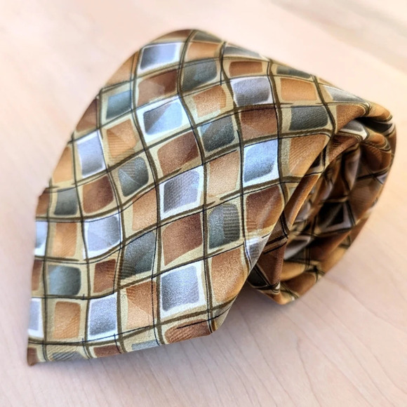 J. GARCIA Robot Neurosis Silk Tie - Picture 1 of 7